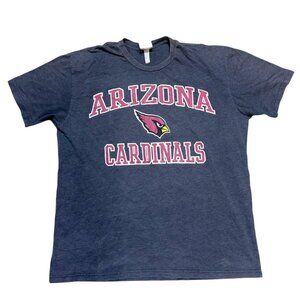 Vintage Arizona Cardinals Gray Majestic T-Shirt Mens Sports Graphic Tee Cotton L